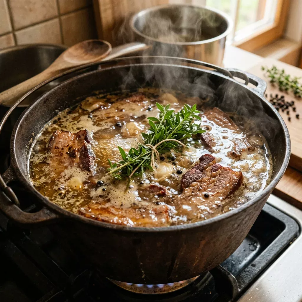 Birnen, Bohnen und Speck