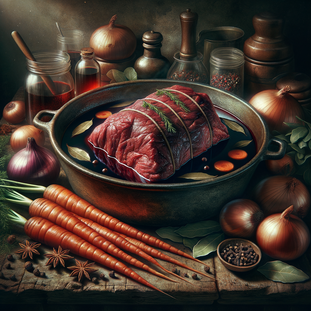 Original Fränkischer Sauerbraten – Das Original Rezept Rezept zubereitet - Fränkischer Sauerbraten – Das Original Rezept, Original Rezept, deutsche Küche, kochen, selber machen