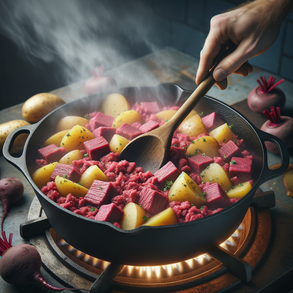 Original Original Hamburger Labskaus Rezept zubereitet - Original Hamburger Labskaus, Original Rezept, deutsche Küche, kochen, selber machen